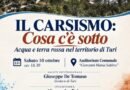 Sabato 10 ottobre – “Il Carsismo: cosa c’è sotto” ​